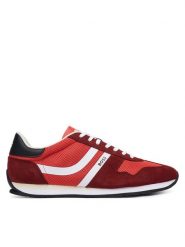 BOSS Sneakersy Levon 50568468 Czerwony. Czerwone buty sportowe casual Boss, bez wzorów, ze skóry, bez zapięcia. Za 554.99 zł.