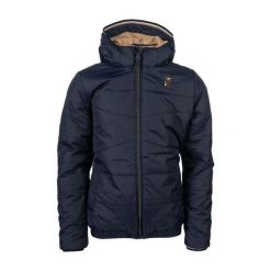 Kurtka jeździecka HKM MIA głęboki niebieski junior. Niebieskie kurtki HKM, m, bez wzorów, z materiału, bez kaptura. Za 335.00 zł.