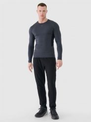 4F Spodnie treningowe szybkoschnące męskie - czarne 3XL. Czarne spodnie treningowe długie 4F, m, bez wzorów, z dresówki. Za 179.99 zł.