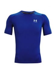Under Armour Koszulka sportowa w kolorze granatowym rozmiar: L. Niebieskie t-shirty sportowe Under Armour, bez wzorów, z materiału, bez ramiączek, outdoorowe. Za 100.75 zł.