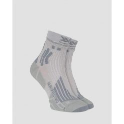Skarpety biegowe X-Socks Run Speed Two 4.0. Szare skarpety X-Socks, bez wzorów. Za 129.99 zł.