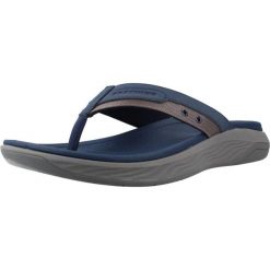 Sandały SKECHERS 205362S Niebieski. Niebieskie sandały Skechers, z syntetyku, bez zapięcia. Za 132.99 zł.