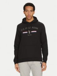 U.S. Polo Assn. Bluza MUP1068 Czarny Regular Fit. Czarne bluzy U.S. Polo Assn., m, bez wzorów, z bawełny, bez kaptura. Za 139.99 zł.