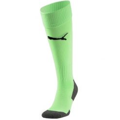 Getry piłkarskie Puma Team Liga Socks Core. Szare legginsy długie sportowe Puma, bez wzorów, do piłki nożnej. Za 33.99 zł.