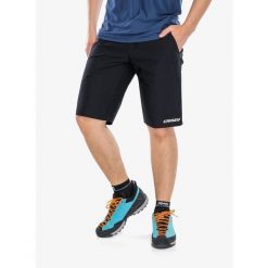 Spodenki turystyczne męskie Crazy Short Pegasus. Czarne szorty Crazy, m, bez wzorów, sportowe. Za 308.99 zł.