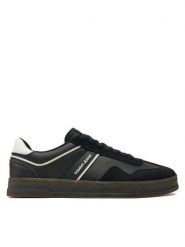 Tommy Jeans Sneakersy Leather Retro Cupsole EM0EM01414 Czarny. Czarne buty sportowe casual Tommy Jeans, bez wzorów, z jeansu, bez zapięcia. Za 339.99 zł.