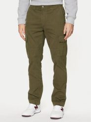 Guess Spodnie materiałowe M4BB39 WGC21 Zielony Regular Fit. Zielone spodnie materiałowe Guess, m, z aplikacjami, z bawełny. Za 249.99 zł.