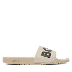 Klapki BOSS. Białe klapki Boss. Za 183.99 zł.