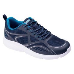 Męskie Buty Sportowe Runie Low. Niebieskie buty turystyczne MARTES, bez wzorów, z materiału, bez zapięcia, trekkingowe. Za 141.99 zł.