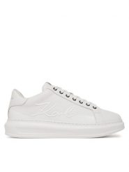 KARL LAGERFELD Sneakersy KL52548F Biały. Białe buty sportowe casual KARL LAGERFELD, bez wzorów, ze skóry, bez zapięcia. Za 589.99 zł.