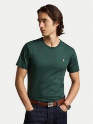 Polo Ralph Lauren T-Shirt 710740727510 Zielony Regular Fit. Zielone koszulki polo Polo Ralph Lauren, m, bez wzorów, z bawełny, bez kołnierzyka, bez ramiączek. Za 439.99 zł.