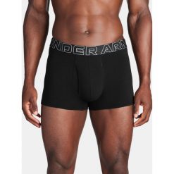 Bokserki męskie Under Armour M Perf Cotton 3-calowe czarne, 3-pak. Czarne slipy i bokserki Under Armour, m, bez wzorów. Za 273.99 zł.