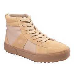 Męskie Buty Sportowe Bomer Mid Cow Suede. Brązowe buty turystyczne IGUANA, bez wzorów, z materiału, bez zapięcia, trekkingowe. Za 347.03 zł.