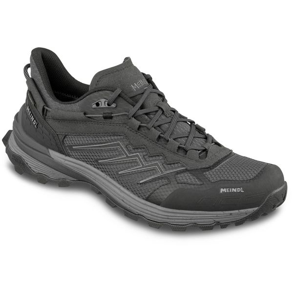 Buty sportowe męskie MEINDL Jamaica GTX z membraną Gore-Tex. Szare buty turystyczne MEINDL, bez wzorów, z gore-texu, bez zapięcia, trekkingowe, gore-tex. Za 869.90 zł.