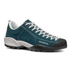 Buty turystyczne męskie SCARPA Mojito. Zielone buty turystyczne Scarpa, bez wzorów, z materiału, bez zapięcia, trekkingowe. Za 596.30 zł.