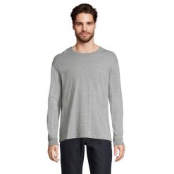 Koszulka Z Długim Rękawem Pioneer Melange Unisex Dla Dorosłych. Szare bluzki z długim rękawem SOL'S, xl, bez wzorów, bez kołnierzyka, bez ramiączek. Za 78.99 zł.