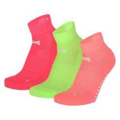 Skarpetki do jogi - Uniseks - Multi neonowe 6 par do jogi. Czerwone skarpety Xtreme, bez wzorów, z poliamidu. Za 185.79 zł.