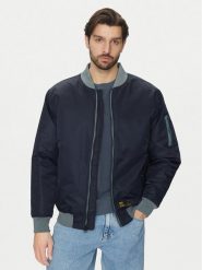 Vans Kurtka bomber VN000HMQJDU1 Granatowy Regular Fit. Niebieskie kurtki Vans, m, bez wzorów, z syntetyku, bez kaptura. Za 449.99 zł.