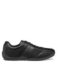 Geox Sneakersy U Ravex U653FA 0BU11 C9999 Czarny. Czarne buty sportowe casual Geox, bez wzorów, z materiału, bez zapięcia. Za 399.99 zł.