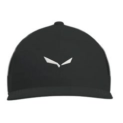 Czapka baseballowa z siatki z logo Salewa Eagle. Czarne czapki z daszkiem Salewa, bez wzorów, z bawełny. Za 134.99 zł.