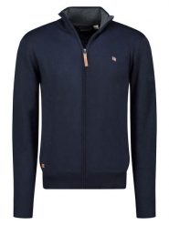 Geographical Norway Kardigan "Fregate" w kolorze granatowym rozmiar: XL. Niebieskie swetry rozpinane Geographical Norway, xl, bez wzorów, bez kołnierzyka, bez ramiączek. Za 135.95 zł.
