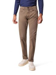 Pierre Cardin Spodnie w kolorze jasnobrązowym rozmiar: W38/L34. Brązowe spodnie materiałowe Pierre Cardin, l, z aplikacjami, z materiału, klasyczne. Za 159.95 zł.