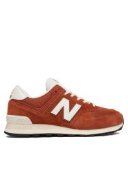 New Balance Sneakersy U5745UK Brązowy. Brązowe buty sportowe casual New Balance, bez wzorów, ze skóry, bez zapięcia. Za 529.99 zł.