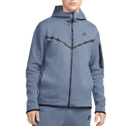Bluza z Kapturem Tech Fleece Rozmiar XL Niebieski - CU4489-491. Niebieskie bluzy z kapturem Nike, xl, bez wzorów, z kapturem. Za 530.05 zł.