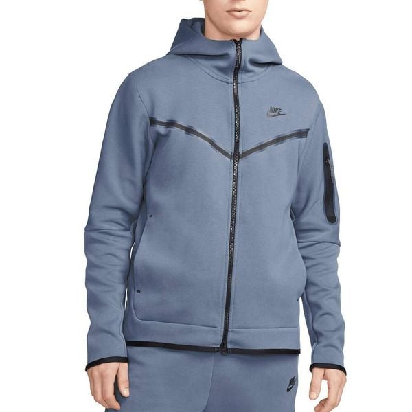 Bluza z Kapturem Tech Fleece Rozmiar XL Niebieski - CU4489-491. Niebieskie bluzy z kapturem Nike, xl, bez wzorów, z kapturem. Za 530.05 zł.