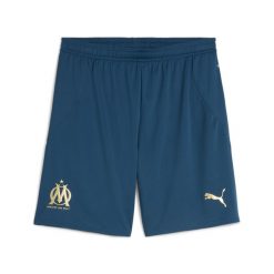 Męskie szorty Olympique Marsylia 24/25 PUMA Ocean Tropic Bold Blue. Niebieskie szorty Puma, m, bez wzorów, sportowe. Za 224.50 zł.