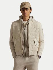 Polo Ralph Lauren Kurtka bomber 710900848004 Beżowy Regular Fit. Brązowe kurtki Polo Ralph Lauren, m, bez wzorów, z bawełny, bez kaptura. Za 1,469.00 zł.