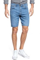 SPODENKI WRANGLER 5 POCKET SHORT EL ZONDA W14CQ1158 112126613. Niebieskie szorty Wrangler, m, bez wzorów, z jeansu. Za 159.99 zł.