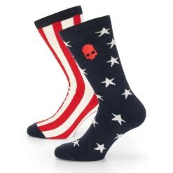 Skarpety sportowe Hydrogen USA Socks 36/40 2 Pary. Białe skarpetki sportowe HYDROGEN, bez wzorów. Za 119.99 zł.