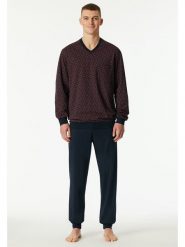 Schiesser Piżama w kolorze granatowym rozmiar: 50. Niebieskie piżamy Schiesser, bez wzorów, z bawełny, bez ramiączek. Za 152.99 zł.