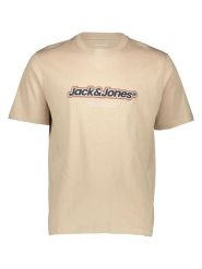 Jack & Jones Koszulka "Vesterbro Newton" w kolorze beżowym rozmiar: M. Brązowe bezrękawniki Jack & Jones, m, bez wzorów, z bawełny, bez kołnierzyka, bez ramiączek. Za 61.46 zł.