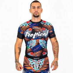 T -kompresja Koszulka tropikalna. Odzież kompresyjna KNOCKOUT, xl, bez wzorów, z elastanu, na fitness i siłownię. Za 151.79 zł.
