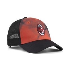 Czapka typu trucker AC Milan KING PUMA. Czarne czapki z daszkiem Puma, bez wzorów. Za 129.00 zł.