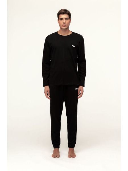 Fila Piżama w kolorze czarnym rozmiar: L. Czarne piżamy Fila, l, bez wzorów, bez ramiączek. Za 130.99 zł.