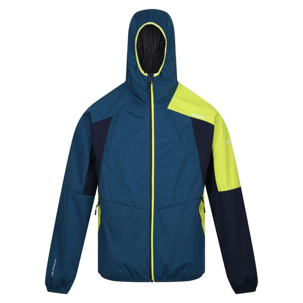 Męska Lekka Kurtka Soft Shell Tarvos VII. Niebieskie kurtki Regatta, l, bez wzorów, z materiału, z kapturem. Za 142.99 zł.