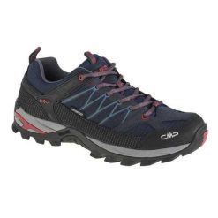 Męskie Buty Sportowe Rigel Low. Szare buty turystyczne CMP, bez wzorów, z gumy, bez zapięcia, trekkingowe. Za 616.99 zł.