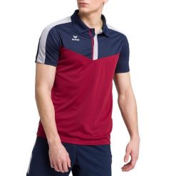 Polo Erima Squad. Czerwone koszulki polo Erima, m, bez wzorów, z materiału, bez kołnierzyka, bez ramiączek. Za 151.90 zł.