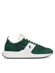 Polo Ralph Lauren Sneakersy Train 89 809P07284001 Zielony. Zielone buty sportowe casual Polo Ralph Lauren, bez wzorów, ze skóry, bez zapięcia. Za 659.99 zł.