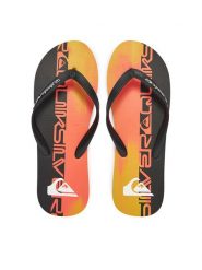Quiksilver Japonki AQYL101430 Czarny. Czarne japonki Quiksilver, bez wzorów, z tworzywa sztucznego. Za 59.99 zł.
