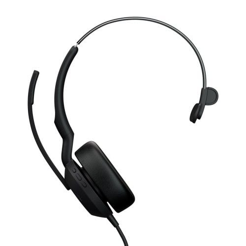 Jabra Evolve2 50 Zestaw słuchawkowy Przewodowa Opaska na głowę Biuro/centrum telefoniczne Bluetooth. Słuchawki bezprzewodowe Jabra. Za 624.99 zł.