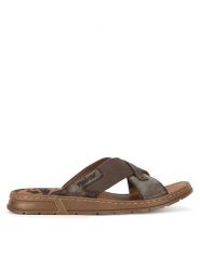 Rieker Klapki 21252-25 Brązowy. Brązowe klapki Rieker, z tworzywa sztucznego. Za 269.99 zł.
