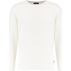 Calvin Klein SASMA STRUCTURED Sweter white. Swetry nierozpinane marki CALVIN KLEIN. W wyprzedaży za 349.30 zł.