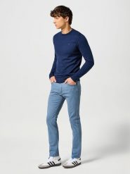 Wrangler Dżinsy - Slim fit - w kolorze błękitnym rozmiar: W40/L34. Niebieskie jeansy Wrangler, l. Za 237.73 zł.