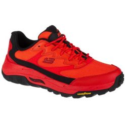 Buty sportowe Sneakersy męskie, Skechers Arch Fit Skip Tracer - Lytle Creek. Czerwone buty sportowe casual Skechers, bez wzorów, bez zapięcia. Za 399.99 zł.