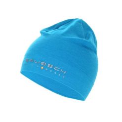 Czapka wełniana dwuwarstwowa unisex Brubeck EXTREME WOOL. Niebieskie czapki zimowe Brubeck, bez wzorów, z elastanu. Za 63.74 zł.
