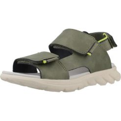 Sandały GEOX J SANDAL AIRADYUM Zielony. Zielone sandały Geox, z syntetyku, bez zapięcia. Za 196.99 zł.